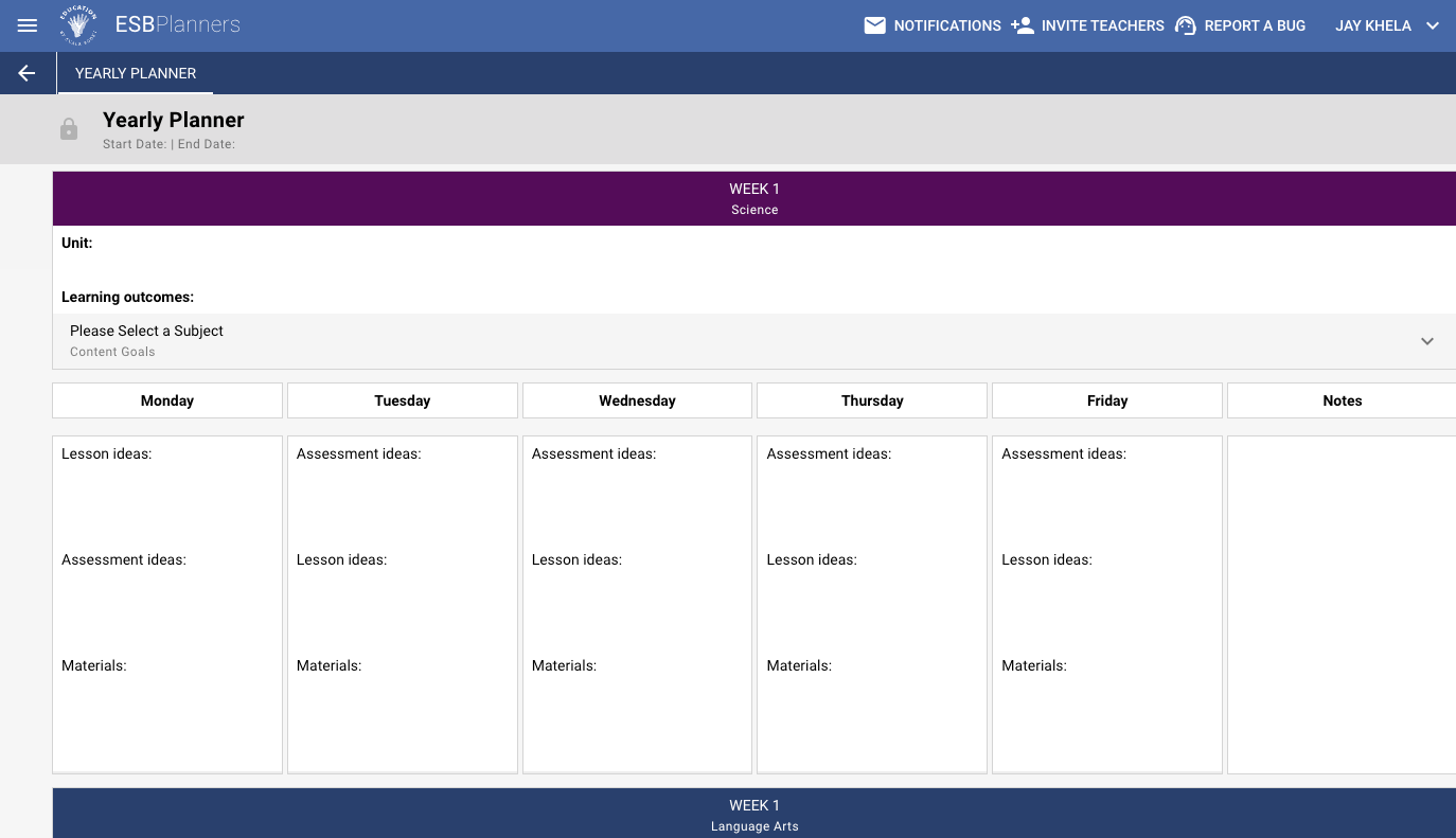 ESBPlanners App Screenshot